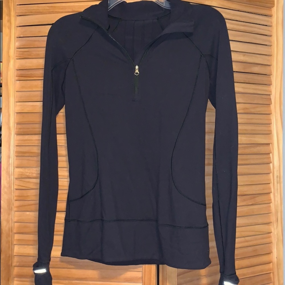 Black lululemon quarter zip!